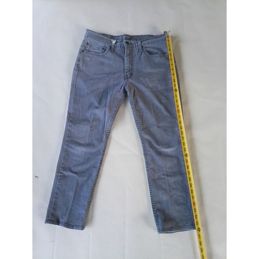 Levi's 511 Slim Fit Jeans blue grey Denim Pants black tab Mens 36x30 04511-0280